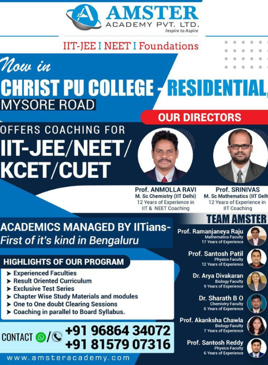 Best NEET Coaching Institute in Bangalore